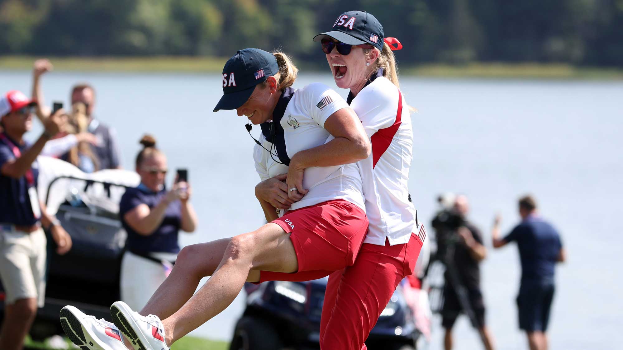 Stacy Lewis and Paula Creamer